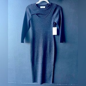 Bailey 44 Black Shimmer Dress - Medium 🎉